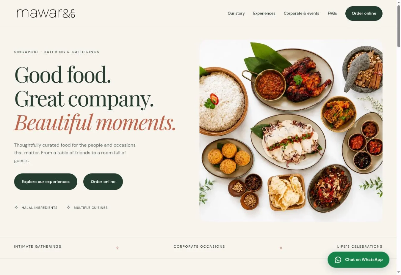Mawar & Co live website screenshot